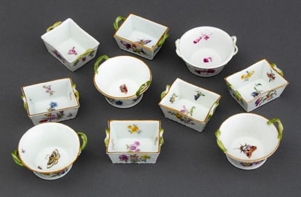 Meissen Porcelain Miniature Articles, 10