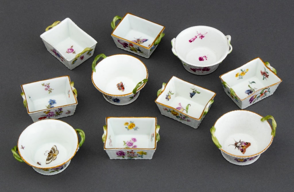 Meissen Porcelain Miniature Articles, 10 (1 of 16)