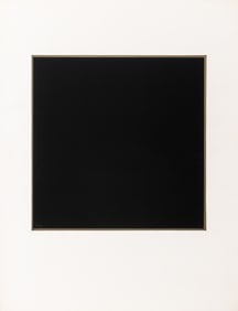 Ad Reinhardt Abstract Print Serigraph on Plexiglas