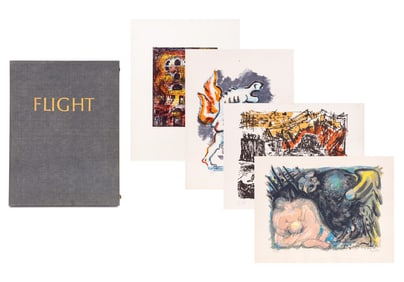 Jacques Lipchitz, Etc. "Flight" Lithographs, 4