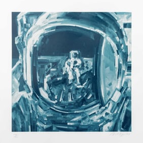 Michael Kagan "Moonwalker" Screenprint, 2024