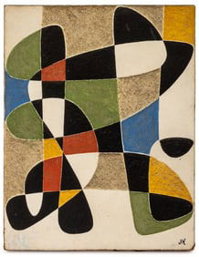 John Kaufmann Abstract Composition Fresco