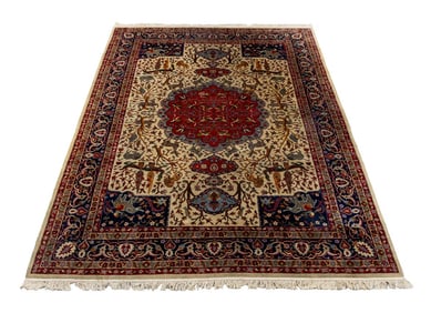 Persian Tehran Pictorial Carpet, 14' 5" x 9' 9"