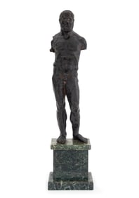 After the Antique Patinated Bronze Sculpture