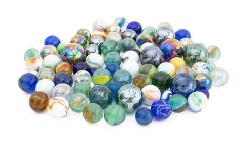 Collection of Vintage & Antique Glass Marbles
