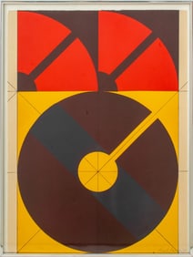 Arnaldo Pomodoro Abstract Serigraph, 1968