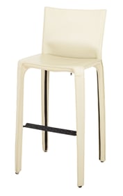 Mario Bellini for Cassina Cab Leather Bar Stool