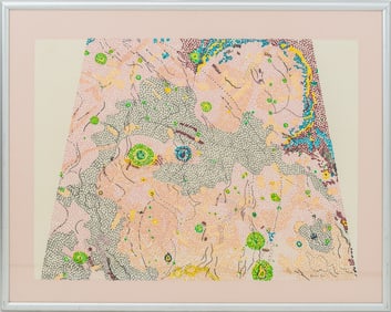 Nancy Graves "VIII" Screenprint, 1972