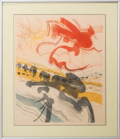 Gabor Peterdi "Kadmus" Etching, 1971