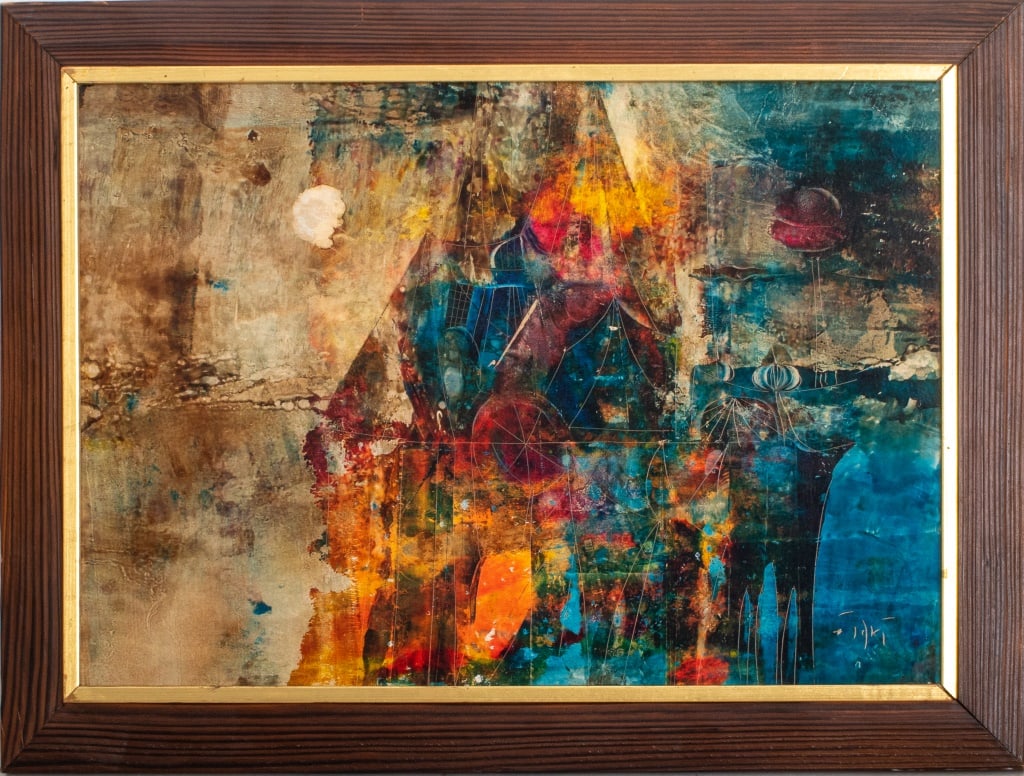 Joze-Jaki Horvat Abstract Cityscape Mixed Media (1 of 8)