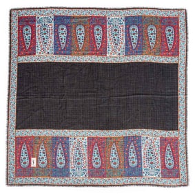 Yves Saint Laurent Multicolored Wool Scarf