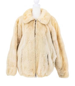 Harry Kirshner & Son White Fur Jacket
