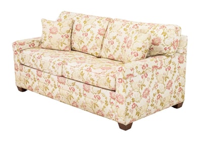 Ethan Allen Floral Upholstered Sleeper Sofa