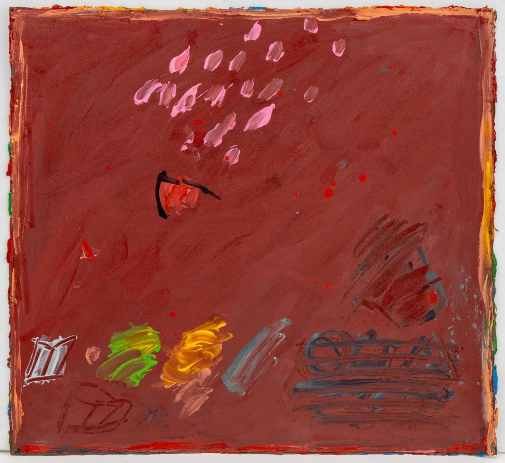 Elfi Schuselka Abstract Composition Oil on Canvas (1 of 5)