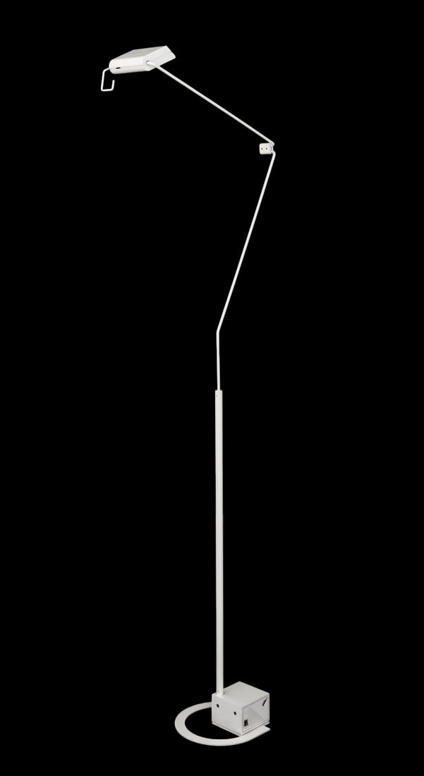 Hartmut Engel Postmodern White Metal Floor Lamp (1 of 8)