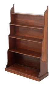 Georgian Mahogany Five-Tier Bookstand