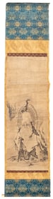Chinese Shouxing Longevity Scroll Painting