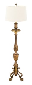 Baroque Style Brass Floor Lamp