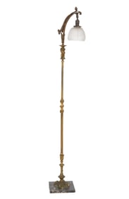 Art Deco Etruscan Revival Pendant Floor Lamp