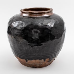 Modern Glazed Stoneware Vase