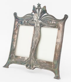 WMF Silver Plated Fairy Double Photo Frame