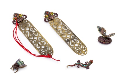 Jay Strongwater Enamel & Rhinestone Accessories, 5