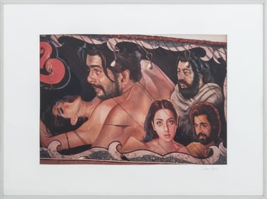 Anne Sager "Bombay Poster" Figural C-Print