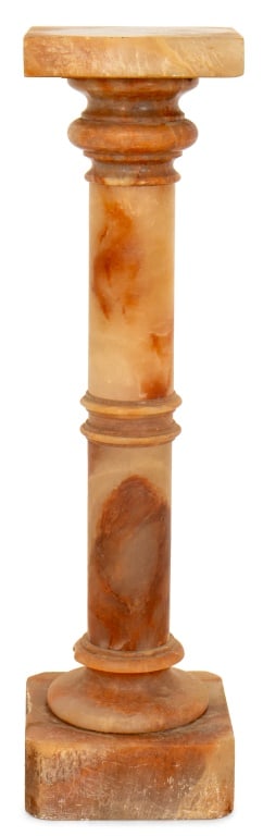 Red Alabaster Column Pedestal (1 of 3)