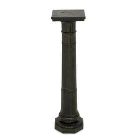 Victorian Green Serpentine Pedestal
