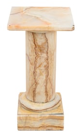 French Alabaster Pedestal
