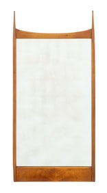 John Widdicomb Walnut Wall Mirror