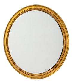 Ovoid Giltwood Ogee Mirror