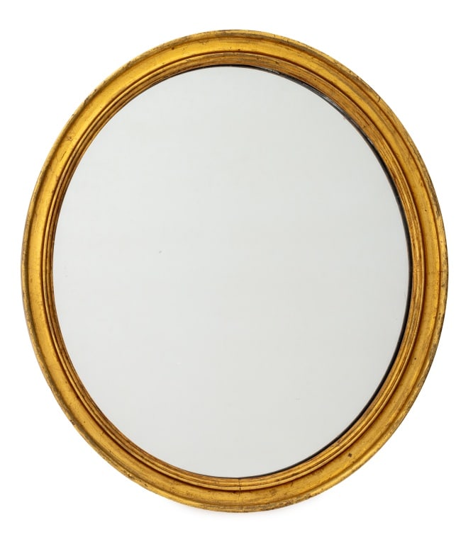 Ovoid Giltwood Ogee Mirror (1 of 5)