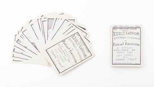 Michael Paraskevas "Eddie Largo's.." Cards, 80