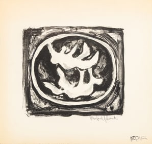 Manfred Schwartz The Ring Lithograph on Paper