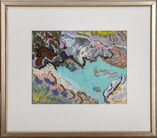 Judyth Katz "Tidal Pools" Pastel on Paper, 2005