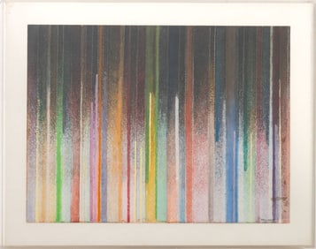 Mellara Polychrome Lines Watercolor, 1977