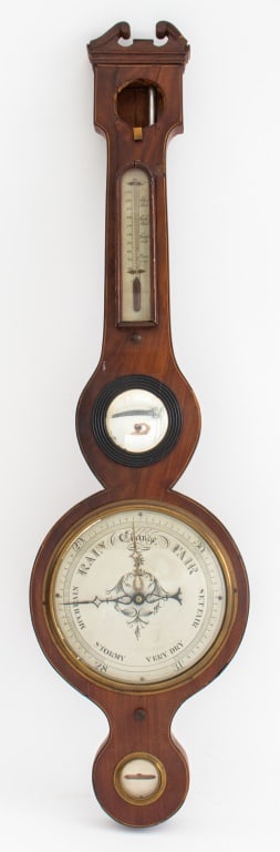 Georgian Mahogany Barometer (1 of 8)