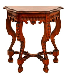 American Aesthetic Movement Walnut Console Table