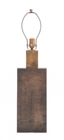 Minimalist Bronze Pillar Desk Lamp