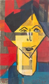 Skip Snow "Piet 25" Oil on Canvas, 1985