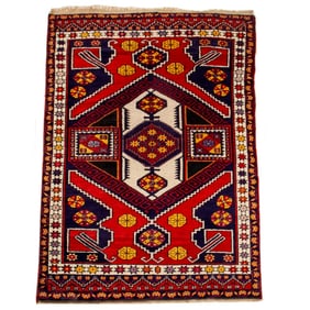 Caucasian Kilim Rug, 6' 9" x 4' 5"