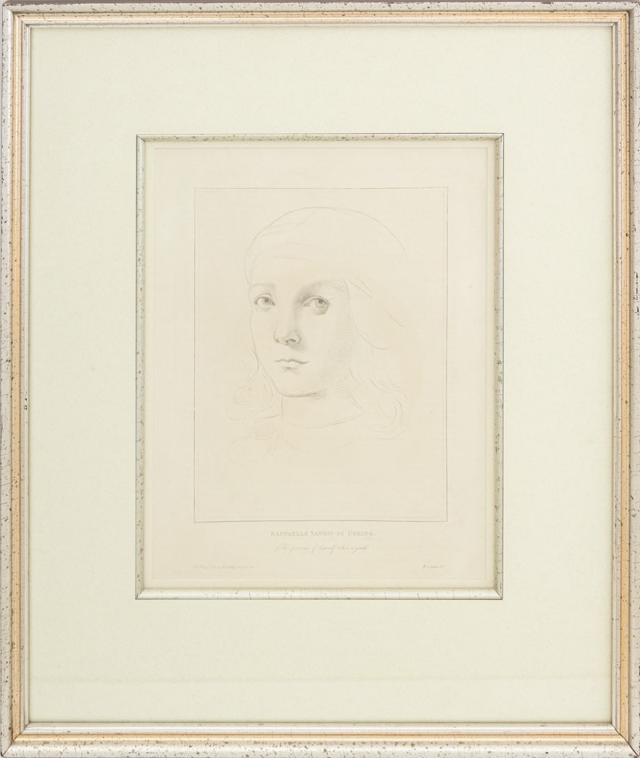 Frederick Lewis After Ottley Portrait Etching (1 of 9)