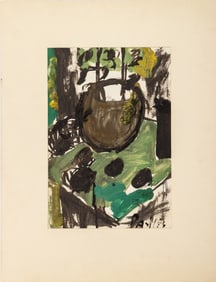 Felix Pasilis "Still Life" Oil on Paper