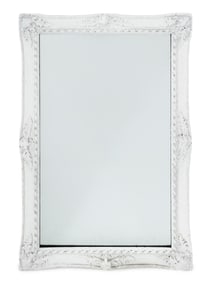 Louis XV Style White Painted Wall Mirror