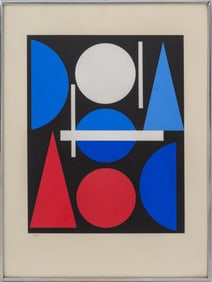 Auguste Herbin "Nude" Serigraph, 1960