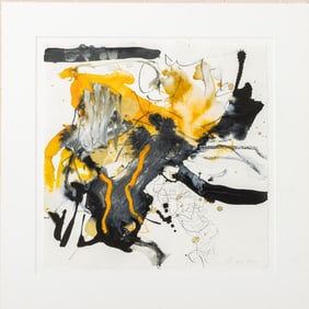 Carol Hunt "The Blazing Certitude 4" Mixed Media