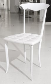Fasem Italian Minimalist White Chair