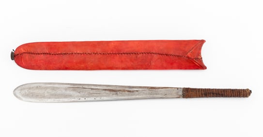 Masai Leather and Steel Machete