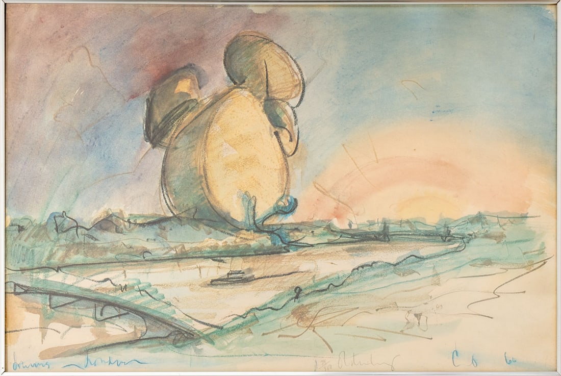 Claes Oldenburg "Proposed Colossal Monument", 1969 (1 of 8)